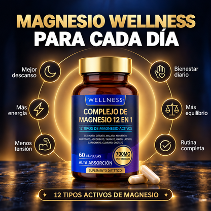 Complejo de Magnesio 12 en 1 - WELLNESS