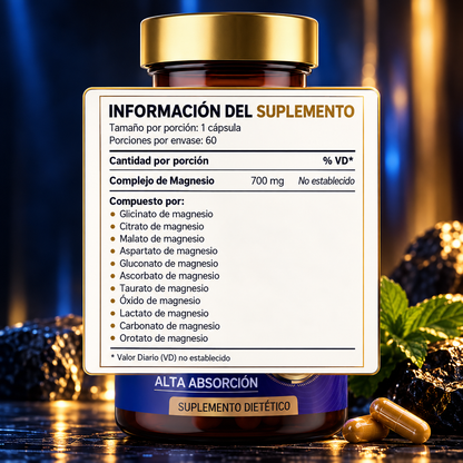 Complejo de Magnesio 12 en 1 - WELLNESS