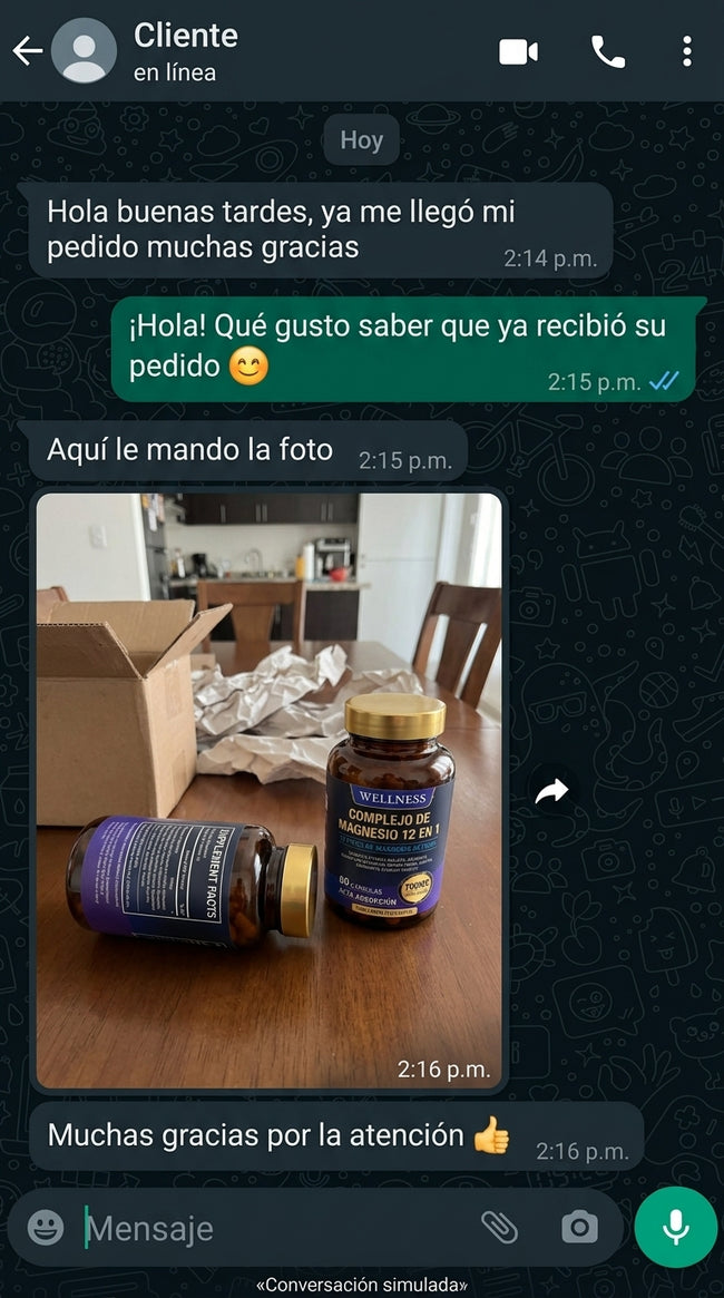 Magnesio para acompañar tu bienestar.