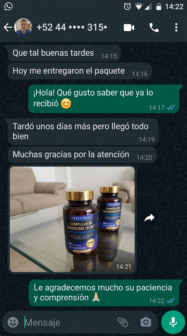 12 formas de magnesio en un solo frasco.