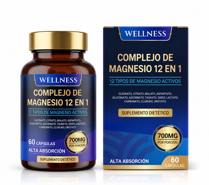 Complejo de Magnesio 12 en 1 - WELLNESS