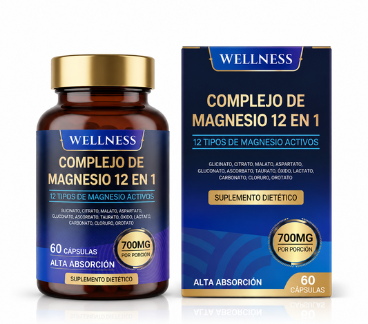 Complejo de Magnesio 12 en 1 - WELLNESS